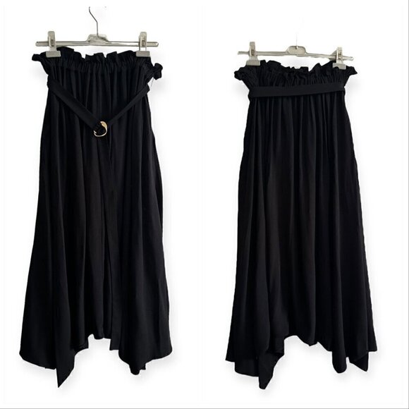 ULLA JOHNSON Zeta Midi Skirt, Noir-black, Size 8, New with tag - Picture 16 of 16